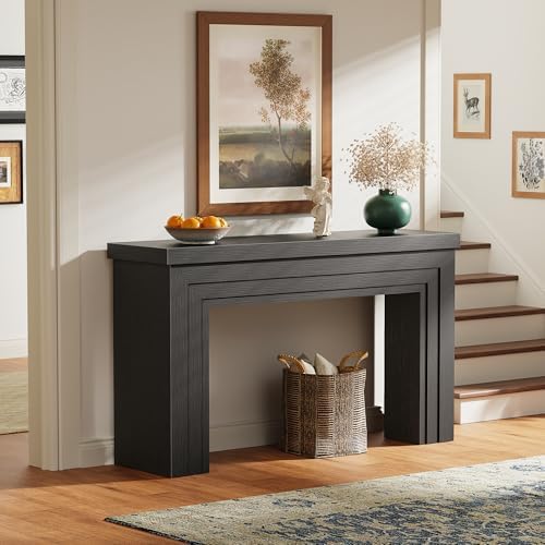 Huuger 54 Inch Entryway Table, Rectangular Console Table for Living Room