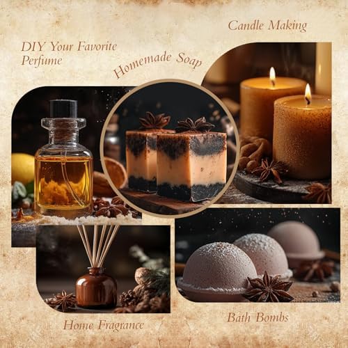 Auelife Bakery Essential Oils Set for Diffuser for Home, 6x10ml Scented Oil