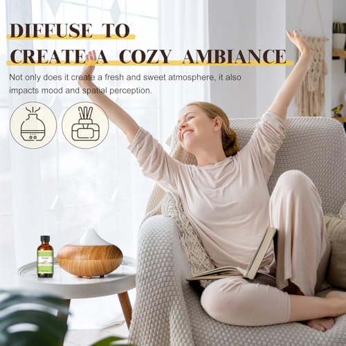 EUQEE 2.02 Fl oz Pear Fragrance Oil for Soap Making(60ml)