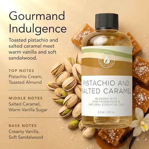 Aroma Country Pistachio & Salted Caramel Luxury Diffuser Oil (4 Fl Oz)