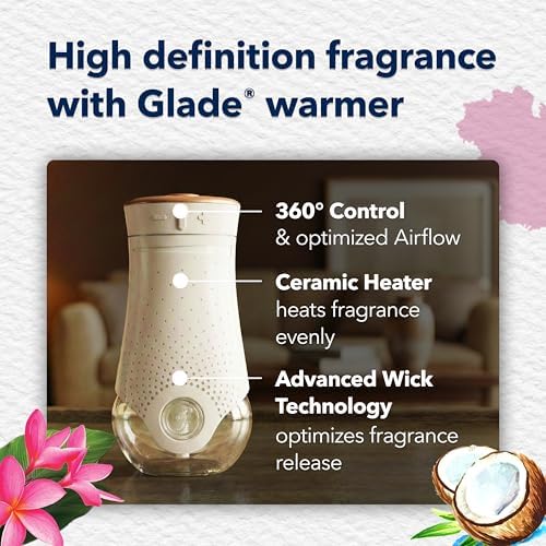 Glade PlugIns Air Freshener Refills, Exotic Tropical Blossoms, 5 Count