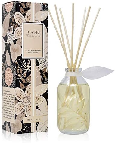 Reed Diffuser Set - Coconut & Eucalyptus Scented Diffuser with Sticks
