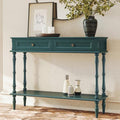 ARTPOWER Console Table for Entryway with 2 Drawers, 10 mins Assembly, Green