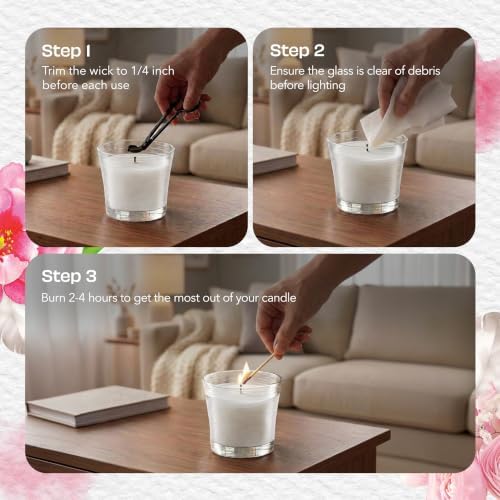 Glade 1-Wick Scented Candle Jar, Angel Whisper, 2 Count