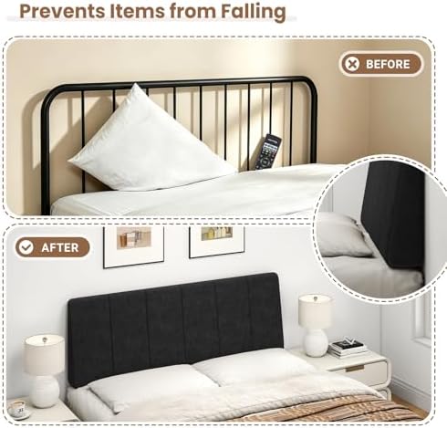 Full Size Headboard Only-No Assembly Required, Black