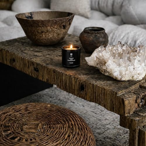 Lulu Candles Black Rose & Oud Scented Soy Jar Candle, 9 Oz.