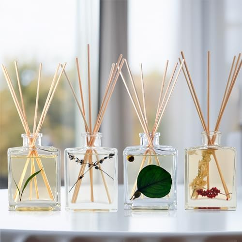 Urban Naturals Reed Diffuser Set, Smoked Vanilla - Bathroom Shelf Décor