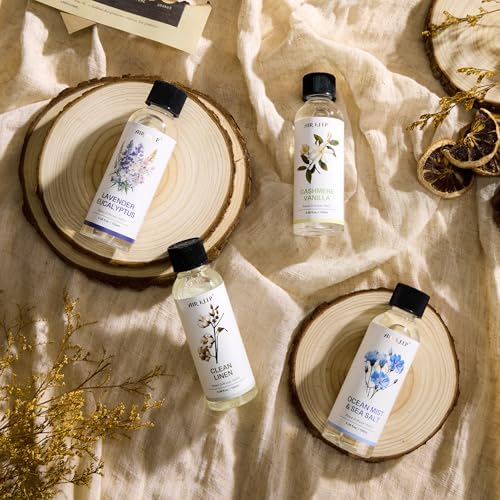 Airkeep Reed Diffuser Oil Refill/Ocean Mist&Sea Salt/3.38 oz(100ml)/2 Pack/Scented Oil Refill for Reed Diffuser Home Fragrance for Bedroom, Bathroom Office Home Decor