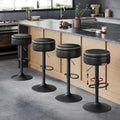 VASAGLE 360° Swivel Bar Stools Set of 4, Height Adjustable, with Storage
