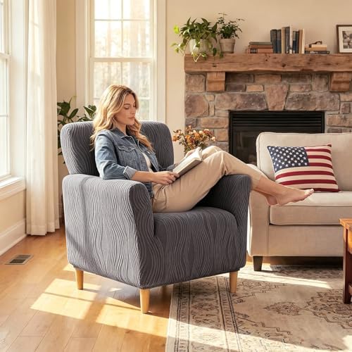 Eco-Ancheng Banquet Armchair Slipcovers Accent Chair Covers Chair Slipcover