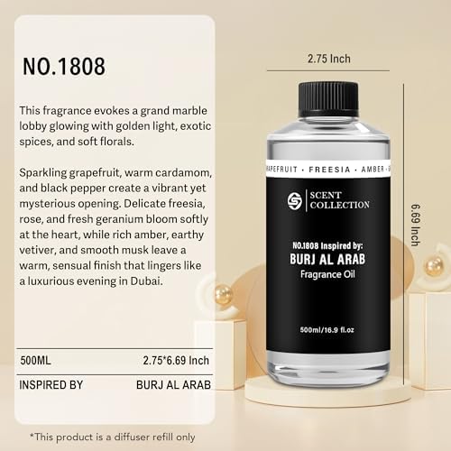 Luxury Hotel Scent Diffuser Oil, Long Lasting Home Fragrance