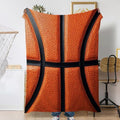 Basketball Fall Throw Blanket,Cool Cozy Plush Fluffy Blanket for Living Room Decor,Lightweight Fleece Throws for Couch,Bed,Traveling,Naps,Reading,40 X 50 Inch