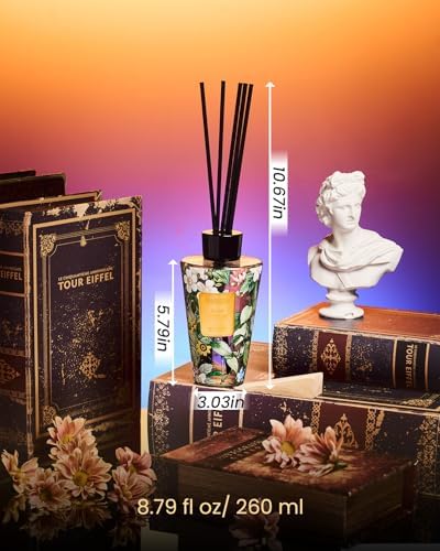 M&SENSE Reed Diffuser Set, Sage Citrus, 8.79 oz Natural Essential Oil