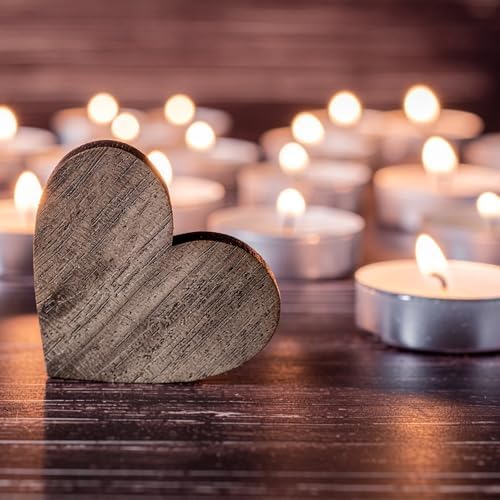 Leor & Lair Tea Lights Candles, 25 Pack, 4 Hour Long Burn Tealight Candles