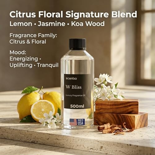 W Bliss Diffuser Oil for HVAC Scent Machine, W Hotel Inspired, 500 mL