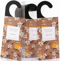 Large 12 Packs Vanilla Hanging Scented Sachets Long-Lasting Closet Deodorizer Air Freshener Fabric Refresher Odor Eliminator for Drawer Home Fragrance Gift Set