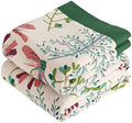 VANJOROY Boho Throw Blanket, 100% Organic Cotton Breathable Ultra Soft 80" x 90" Bed Quilt Throw - All Season Floral Rustic Farmhouse Decor Luxury Reversible Blanket for Sofa Couch Chair and Gift