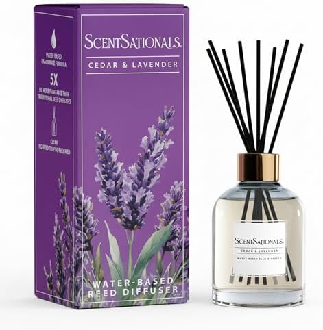ScentSationals Cedar & Lavender Water-Based Reed Diffuser - 5 FL OZ