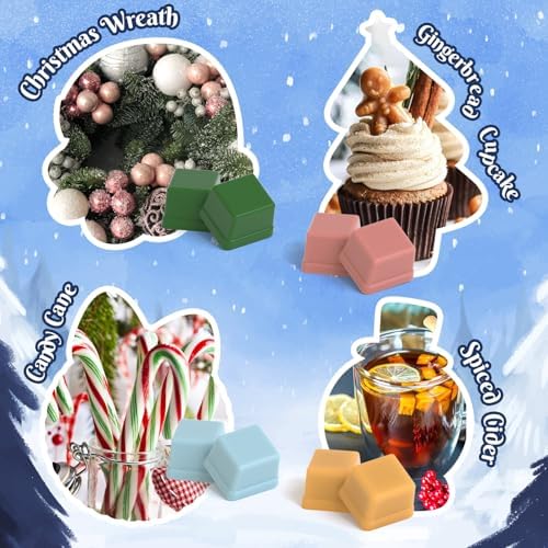 ARVIDSSON Winter Scented Wax Melts, Holiday Soy Wax Cubes for Wax Warmer