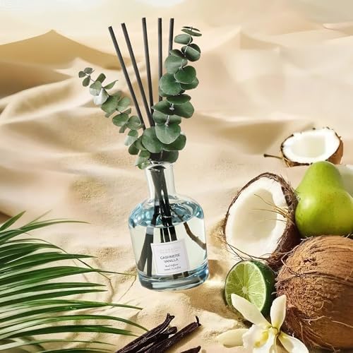 COCORRÍNA Cashmere Vanilla Reed Diffuser, 6.76 oz