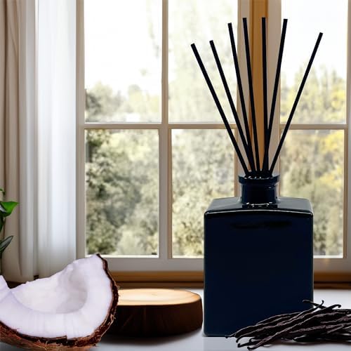 Urban Naturals Reed Diffuser Set, Mahogany Coconut - Bathroom Shelf Décor