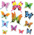 OPSEAM 3D Butterfly Wall Decor Butterfly Decorations Stickers with Magnets