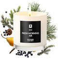 Lulu Candles | Fresh Morning Air | Luxury Scented Soy Jar Candle | Hand Poured in The USA | Highly Scented & Long Lasting (9 Oz.)