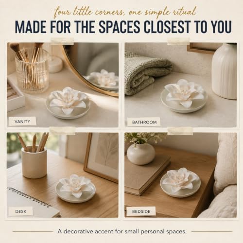 Passive Diffuser for Essential Oil-Ceramic Diffuser(Lily)