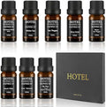 Hotel Collection Diffuser Essential Oil Gift Set,Hotel Scents for Home,Stress Relief Air Freshening,My Way,The Beach Villas and Other Luxury Hotel Scents Waterless Essential Oil Diffuser