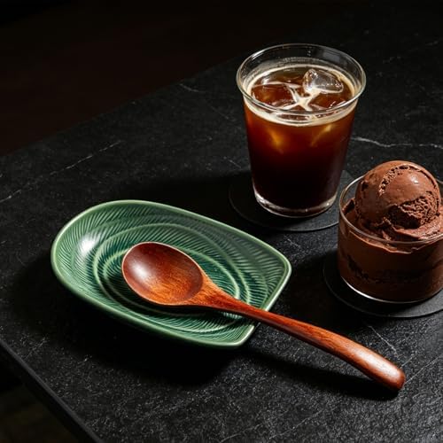 Ceramic Spoon Rest, Utensil Rest for Stove, Counter & Coffee Bar