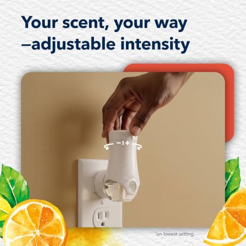 Glade PlugIns Air Freshener Refills, Coastal Sunshine Citrus, 5 Count