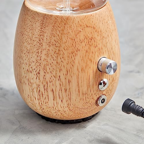 Raindrop 3.0 Nebulizing Essential Oil Diffuser for Aromatherapy by Organic Aromas with Touch Sensor and Magconnect-Style Electrical Cord and Adapter. (Light)