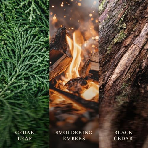 WoodWick Wood Smoke Scented Candle, Crackling Wick, 16oz