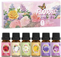 Soulorigin Floral Essential Oils Set, Fragrance Oil Gift Set for Diffuser, Natural Scent Diffuser Oil for Candle Making- Rose, Gardenia, Jasmine, Honeysuckle, Violet, Lilac