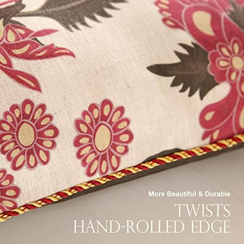 patdrea Designer Vintage French Throw Pillow Cover,18"x18"