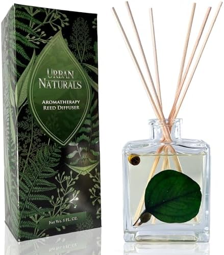 Urban Naturals Reed Diffuser Set, Sandalwood & Eucalyptus - Bathroom Décor
