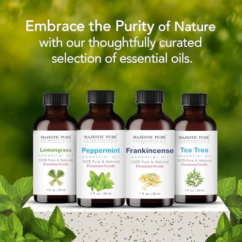 Majestic Pure Peppermint Essential Oil for Diffuser - 1 Fl Oz