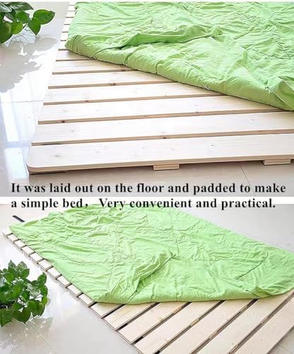 Foldable Floor Bed Frame for Japanese Futon Mattress Full Size