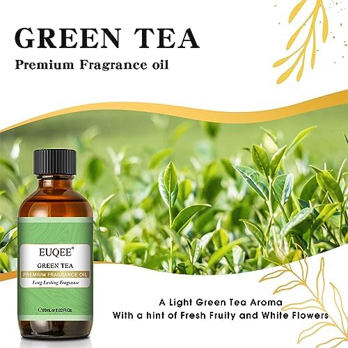 EUQEE Green Tea Fragrance Oil for Spray 2.02 Fl oz/ 60ml