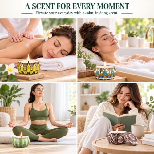 Scented Candles Gift Set, 12 Pack Candle Set for Home, Gifts for Women
