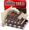 Felt Furniture Pads X-PROTECTOR 133 PCS Premium Furniture Pads - Felt Pads
