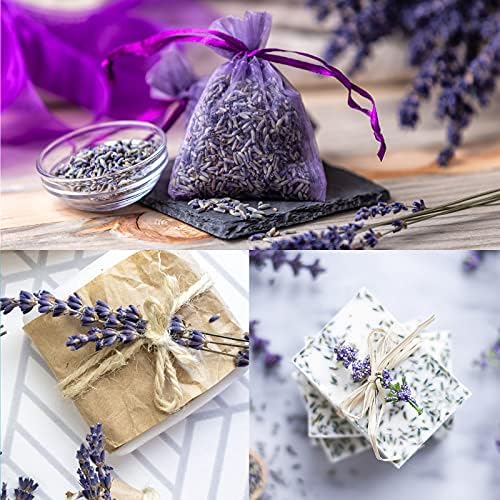 Dried Lavender Flowers - Make Sachets for Drawers and Closets Fresh Scent