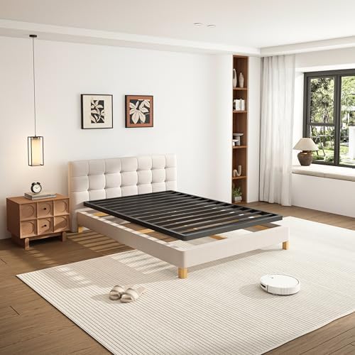 2 Inch Twin XL Metal Box Spring with Round Corners, Low Profile bed slat