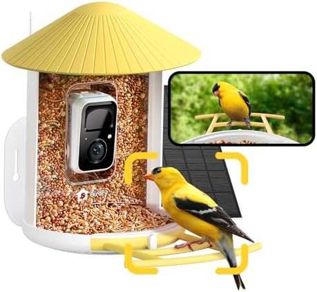 NETVUE by Birdfy Smart Solar Birdfy Bird Feeder with Camera for Outdoor