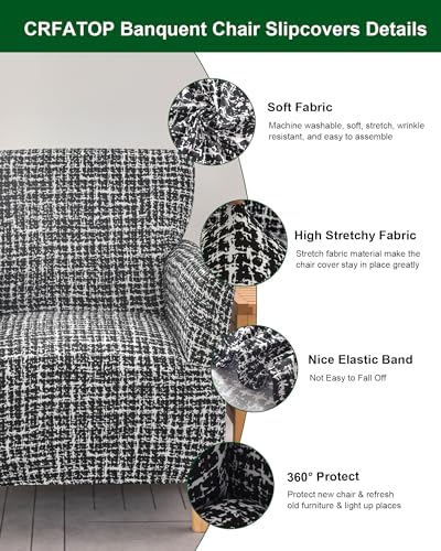CRFATOP Accent Chair Cover, Stretch Armchair Slipcover for Living Room,20