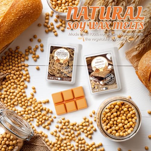 SALKING Bakery Scented Wax Melts, Plant Based Natural Wax Melts, 8 Pack