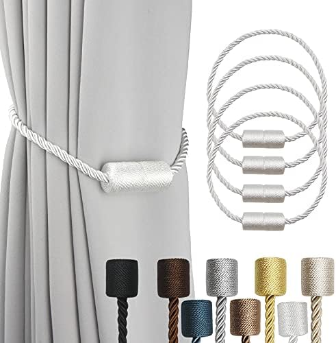 Magnetic Curtain Tiebacks Holdbacks Decorative Tie Backs for Windows Porlau