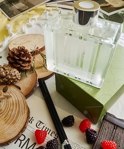 M&SENSE Reed Diffuser Set, Pine Forest, 7.04 oz Natural Essential Oil