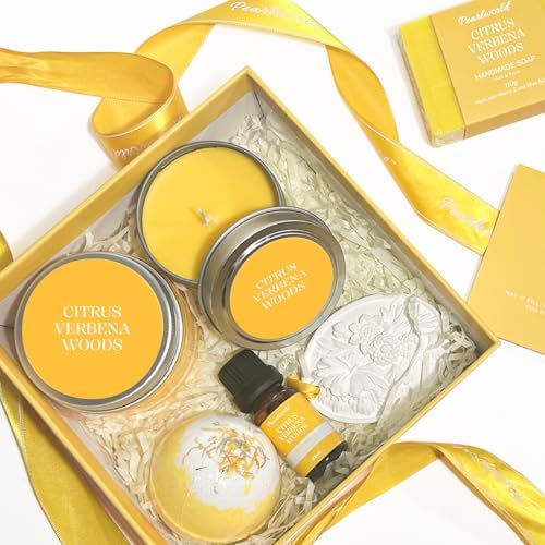 Birthday Gifts for Women, Classic Clean Citrus Herbal Cologne Scent Spa Kit
