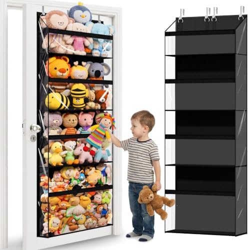 Over the Door Organizer for Stuffed Animal, Kids Toy Storage